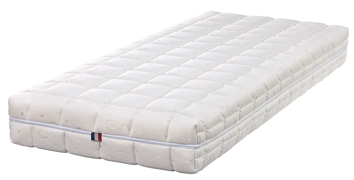 Sur-matelas 4cm 70x190 Mousse à Mémoire De Forme Massante 55kg M3 Dehoussable Housse Lavable A 30 A L Aloe Vera 70 190 King Of Dreams