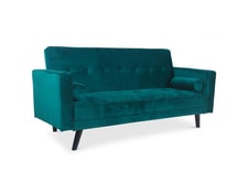Canapé convertible scandinave slow velours vert MENZZO jh846velvetgreen