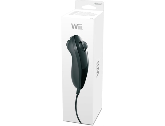 Nunchuck Non Officiel Pour Wii - Manette Supplémentaire En Caoutchouc, Couleur Rouge, Occasion