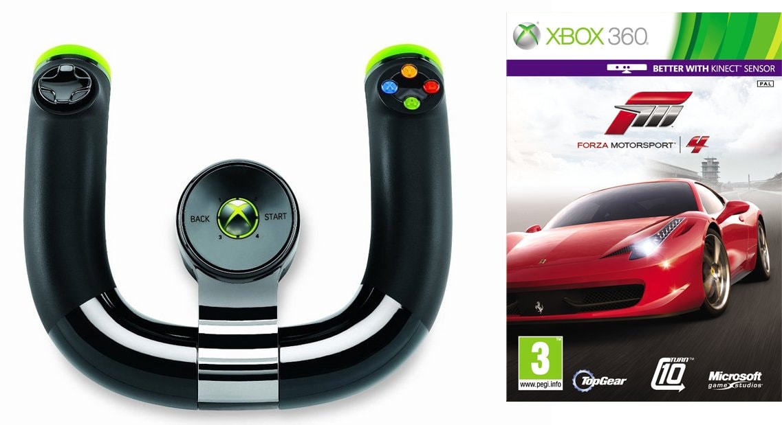 Jeu XBOX 360 - LOT Forza Horizon + Forza Motorsport 4 - Course Voiture - Bon état