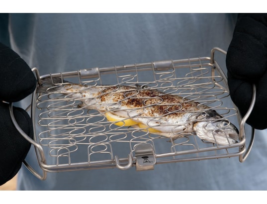 Ancienne Poêle à Poisson Weber – Pêche à La Mouche – Taille 10 – Lot ZA15