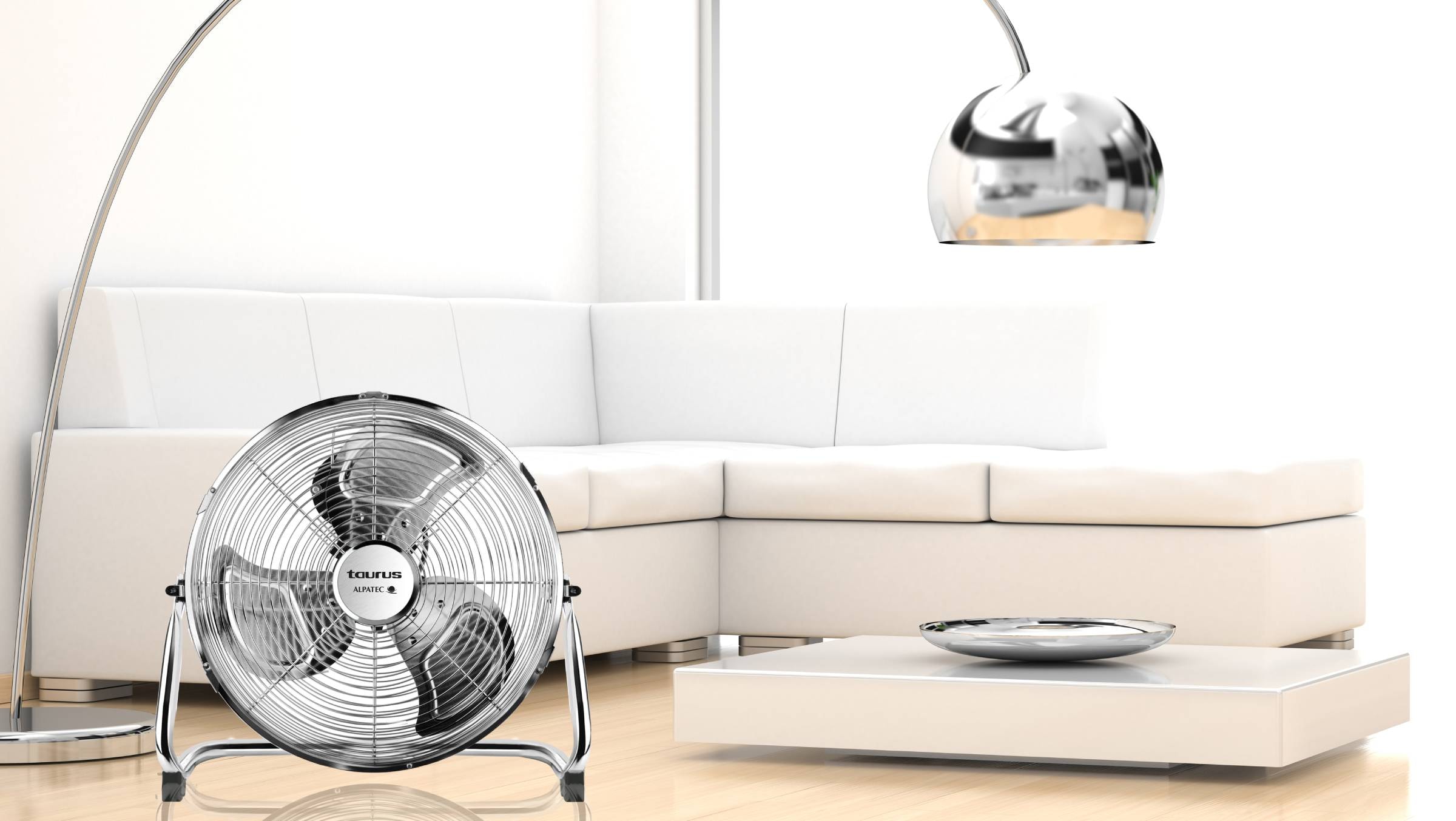 Ventilateur brasseur d'air 120W noir SIROCCO 18 BLACK TAURUS ALPATEC | Bricozor