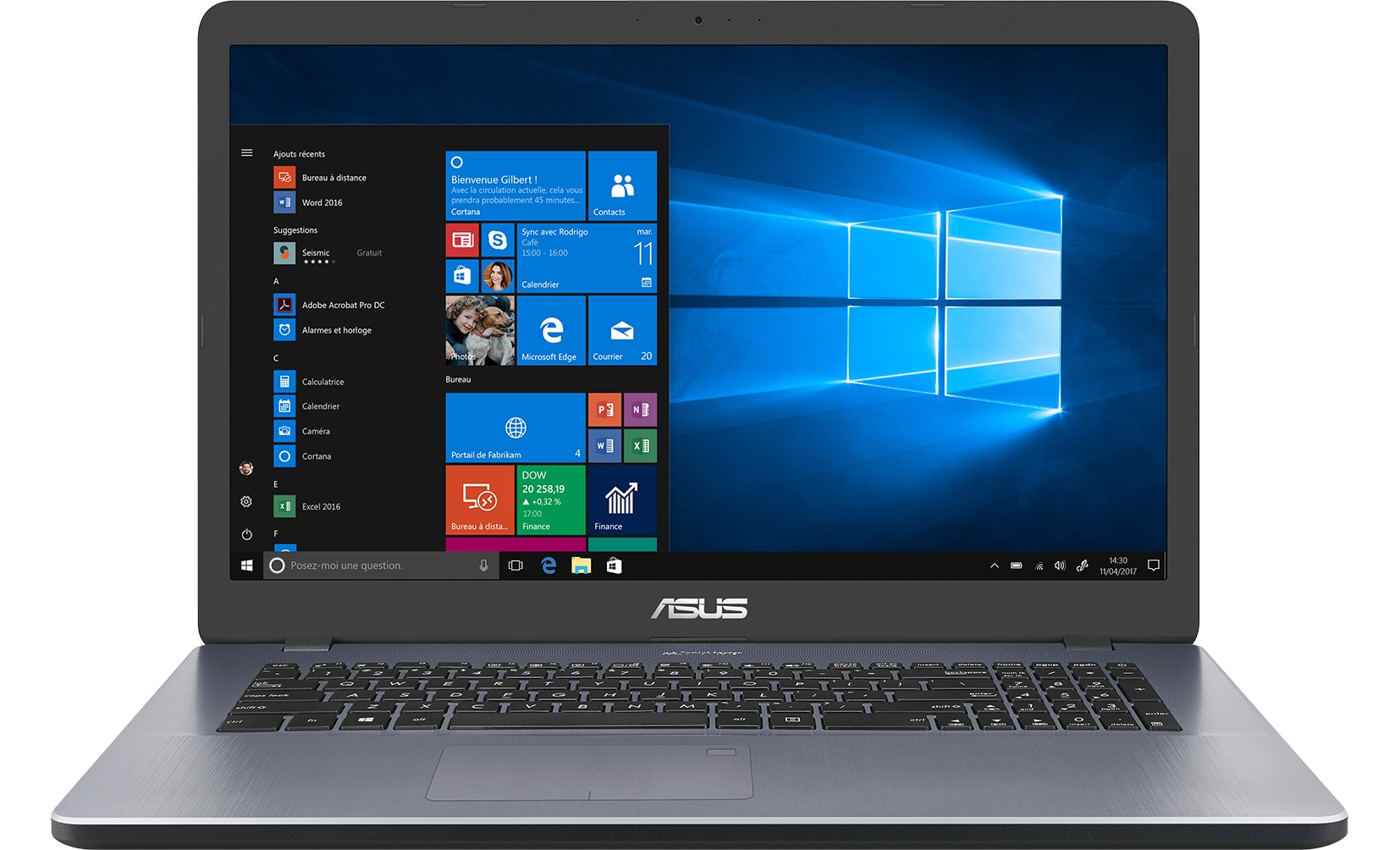 Écran LCD 17,3" HD+ 30 Broches Pour ASUS X705MA-BX019T - Occasion Testé Et Classé (Grade A/B/C)