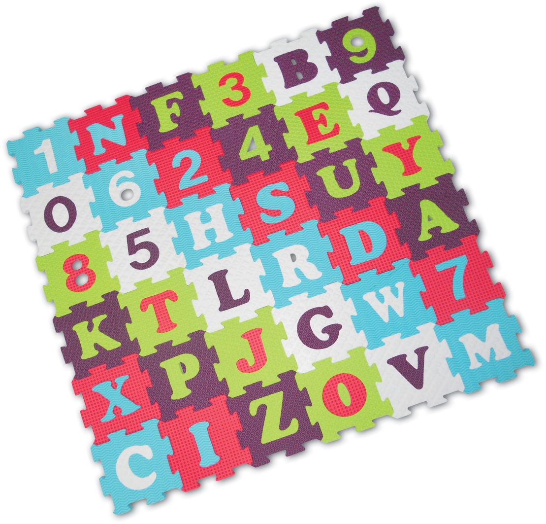 Ludi - Tapis de sol épais pour l'éveil de bébé - Lot de 9 dalles en mousse Puzzle géant aux motifs Animaux – dès 10 mois Ludi - Tapis de sol épais pour l'éveil de bébé - Lot de 9 dalles en mousse Puzzle géant aux motifs Animaux – dès 10 mois