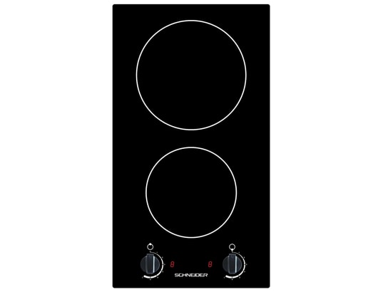Plaque De Cuisson Vitrocéramique Schneider Domino SDV30S - 2 Feux 3000W - 30 Cm Large
