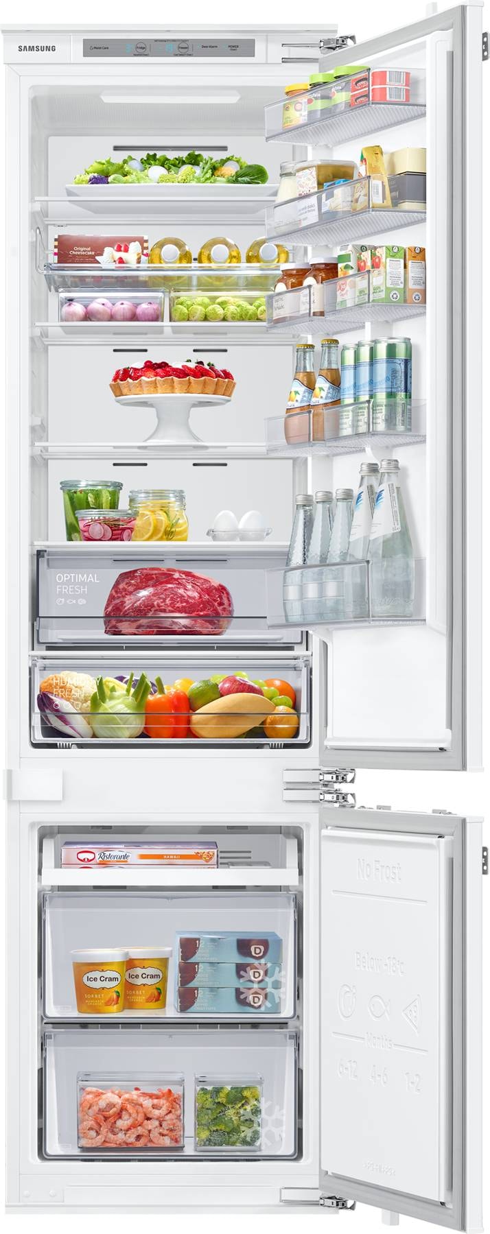 Refrigerateur Congelateur Encastrable Froid Ventil