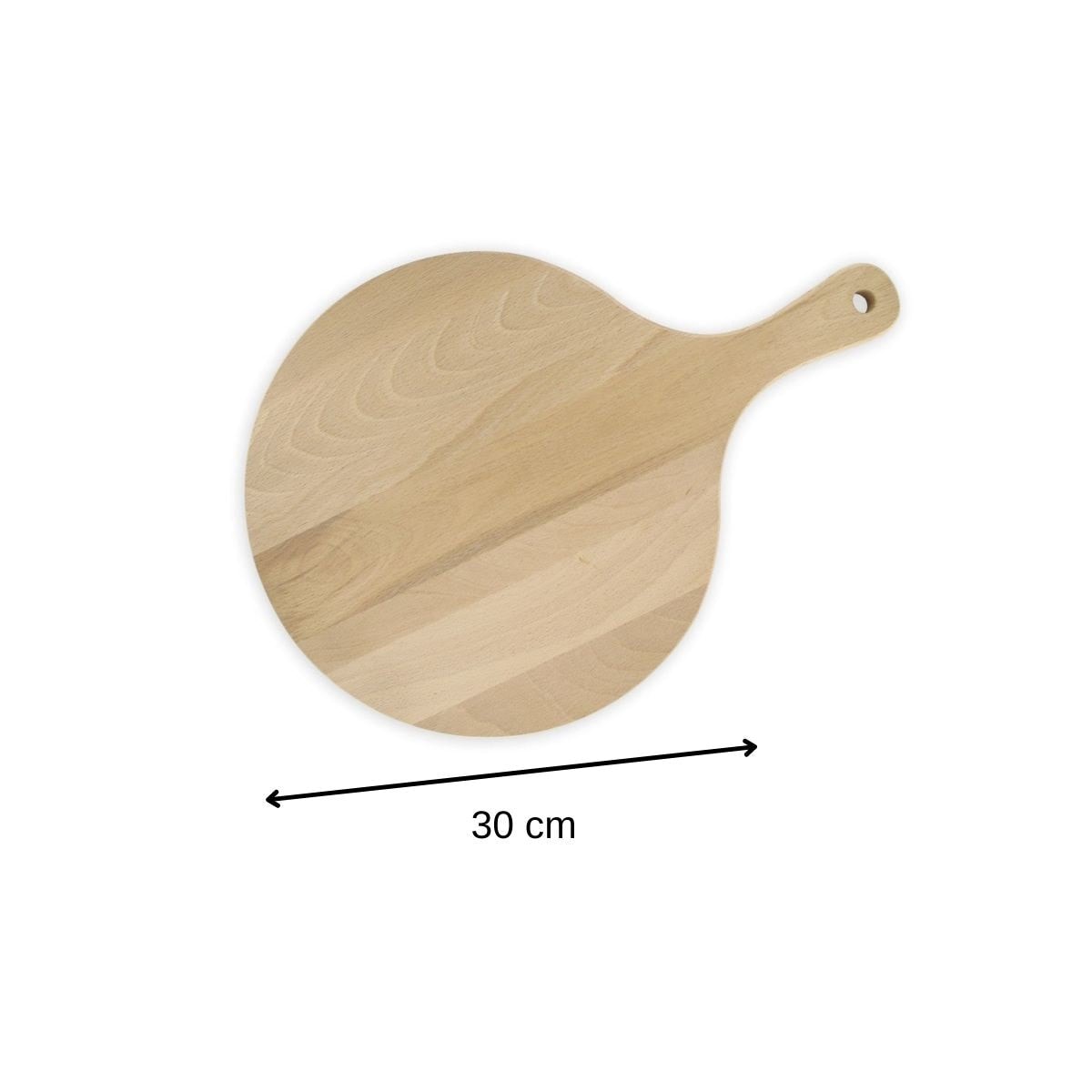 Set composé d'un coupe-pizza planche à découper en bois MasterPRO