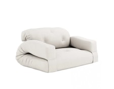 Canapé futon standard convertible hippo sofa couleur naturel INSIDE75 