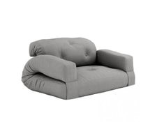 Canapé futon standard convertible hippo sofa couleur gris INSIDE75 