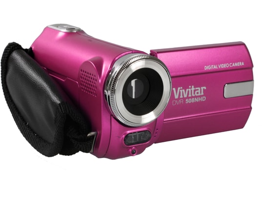 Caméscope carte mémoire VIVITAR DVR 508NHD rose Pas Cher - UBALDI.com