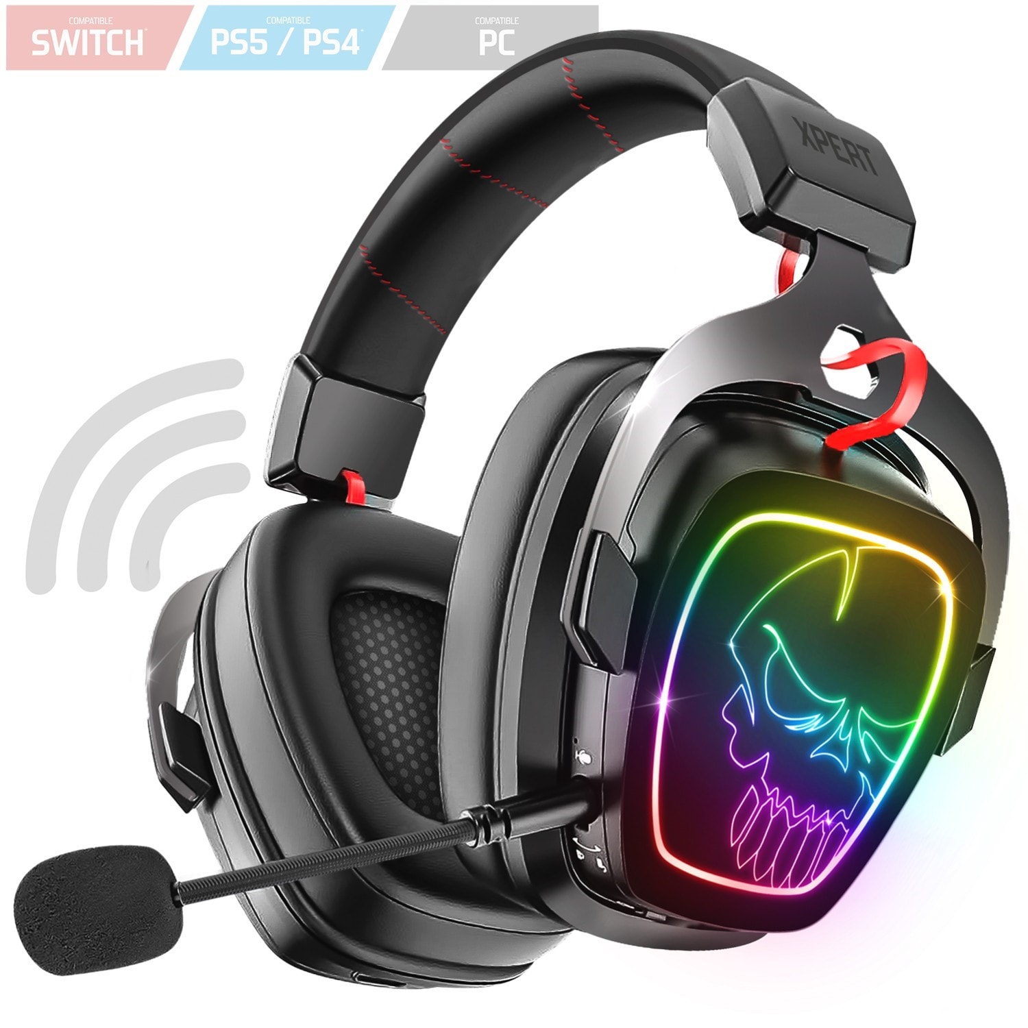 Casque d'écouteur sans fil Bluetooth 5.0 pour l'exécution de jeux