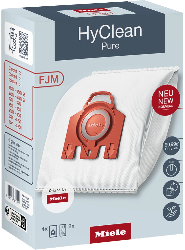 Lot De 16 Sacs Aspirateur MIELE HyClean Pure CO - Jamais Utilisé - Emballage Abîmé