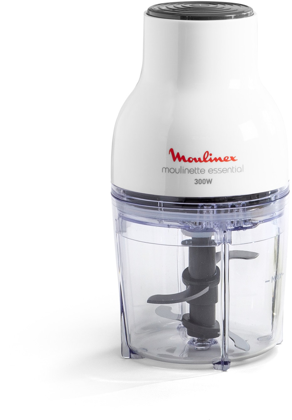 Hachoir Moulinex DJ1305110 350W – Blanc, Avec Bol Et Lames, Occasion