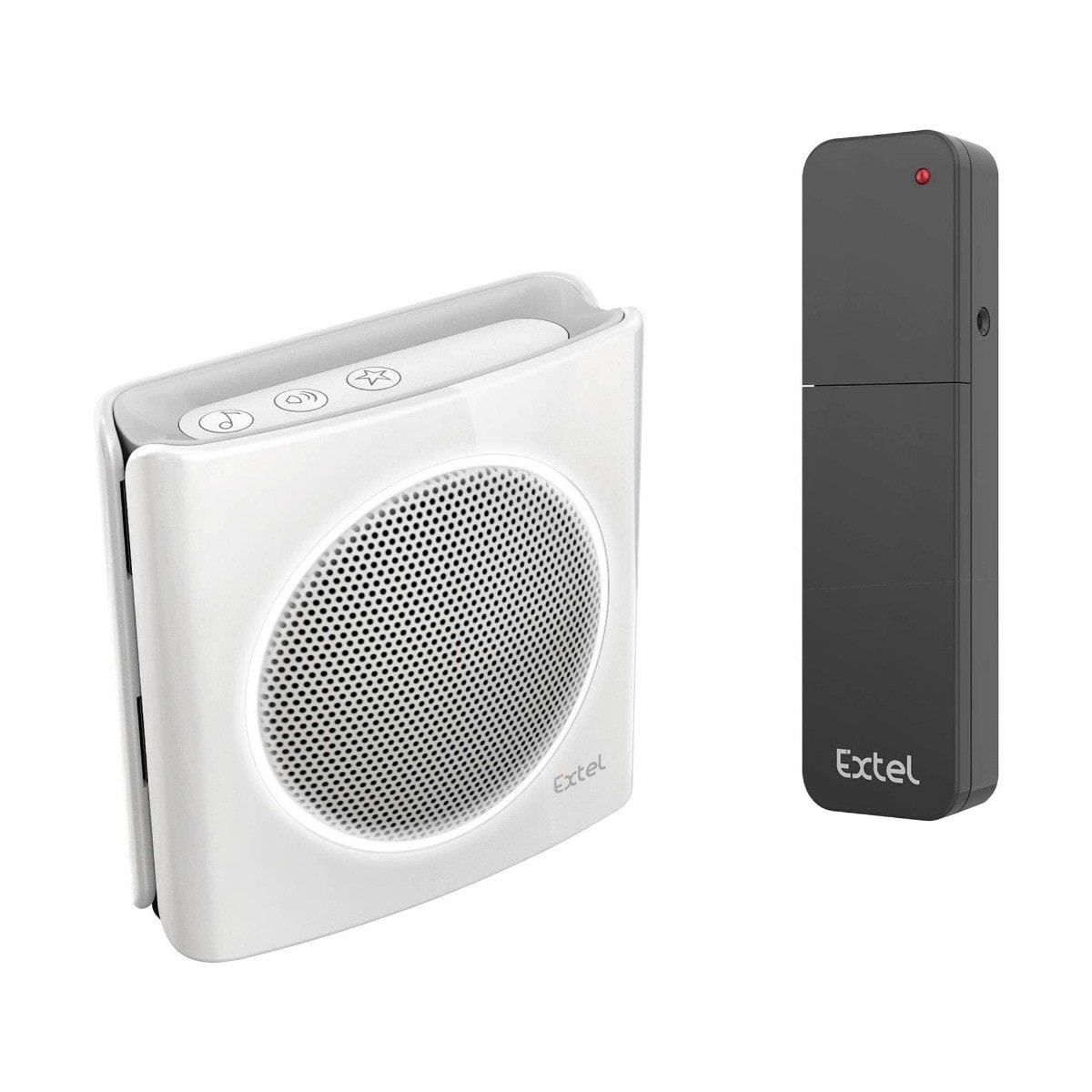 Sonnette sans fil 200 mètres de portée - extel EXTEL Pas Cher - UBALDI.com