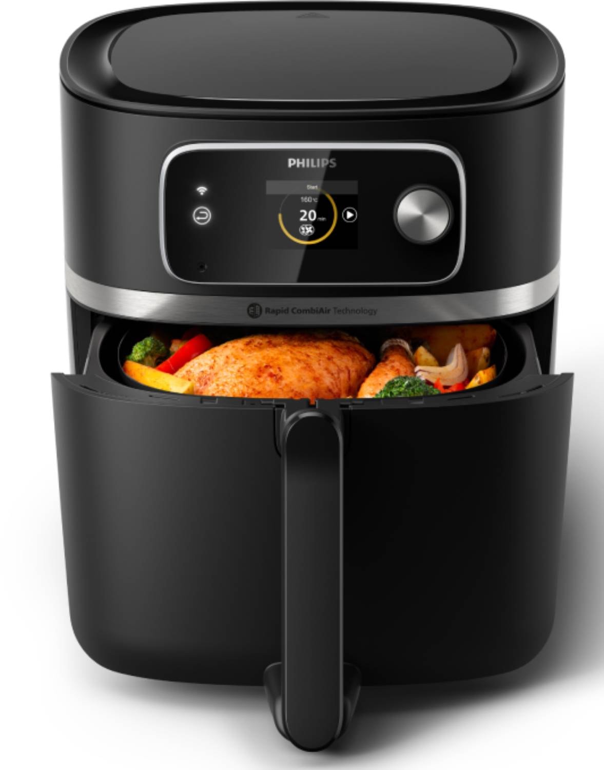 Airfryer Philips – Friteuse à Air Chaud 1400W – Noir, Utilisée Une Fois, Parfait état