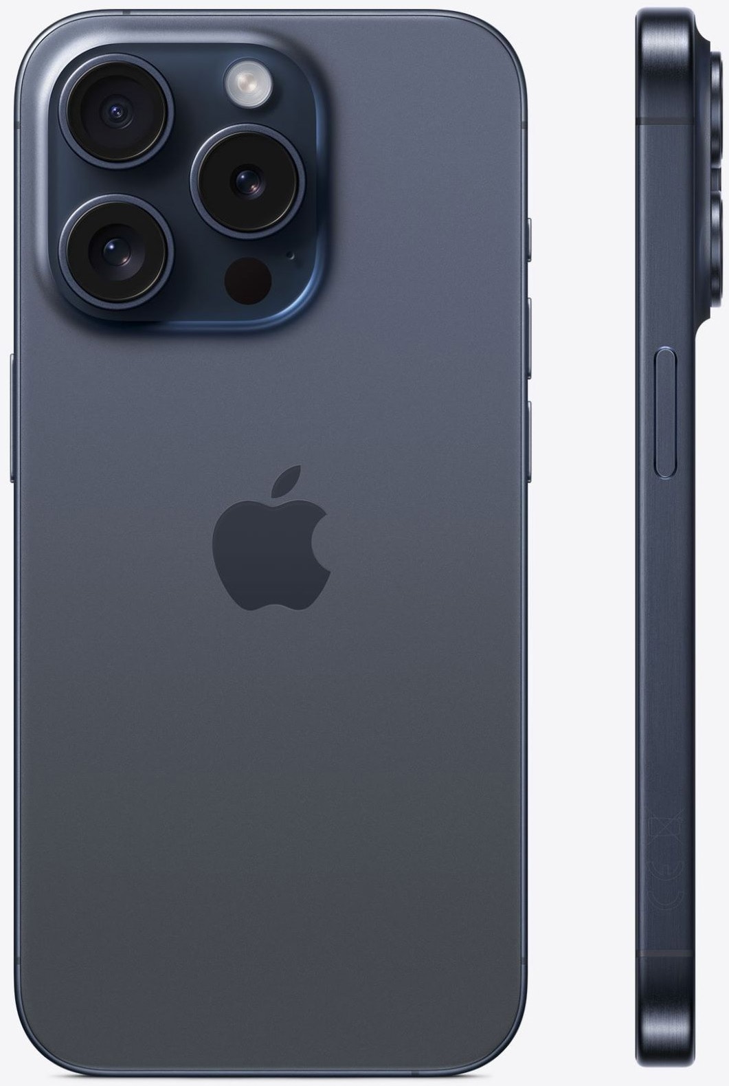 Vitre Arrière Pour IPhone 15 Pro Bleu Titan - Pièce De Rechange Neuve, Compatibilité Apple