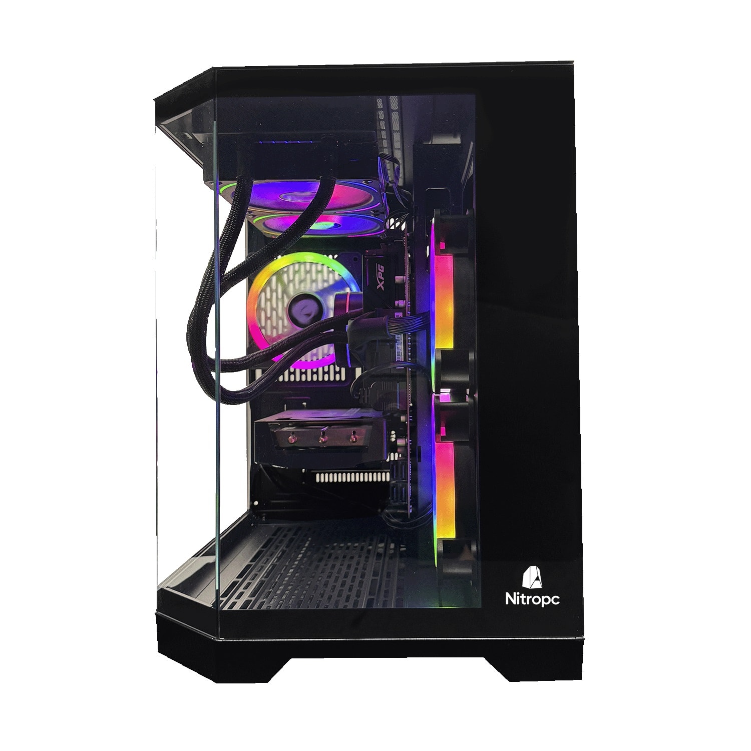 PC Gamer Avancé Nitro - AMD R5 5600X, RTX3050, Noir NITROPC MKP-AV-NI ...