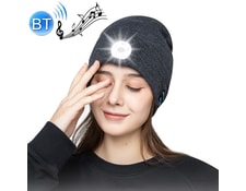Bonnet en tissu avec écouteurs et micro sans fil SUNG-ll intégrés avec