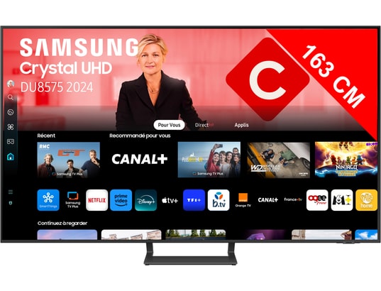 Tu 65 SAMSUNG TU65DU8575 - TV LED 4K 163 cm - Livraison rapide