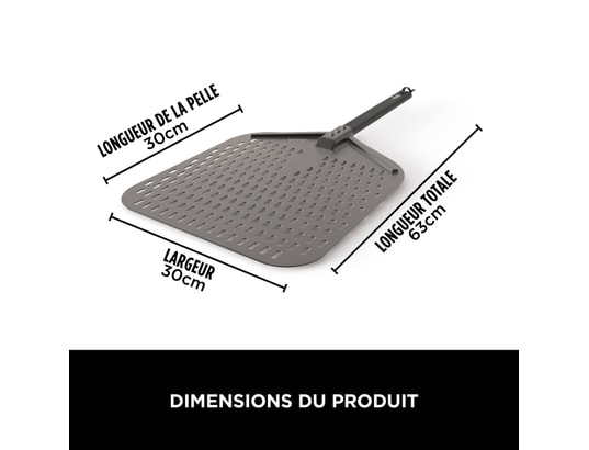 Set 4 Pièces Pizza Barbecue Onlyfire - Pierre Cordiérite, Pelle, Spatule, Roulette