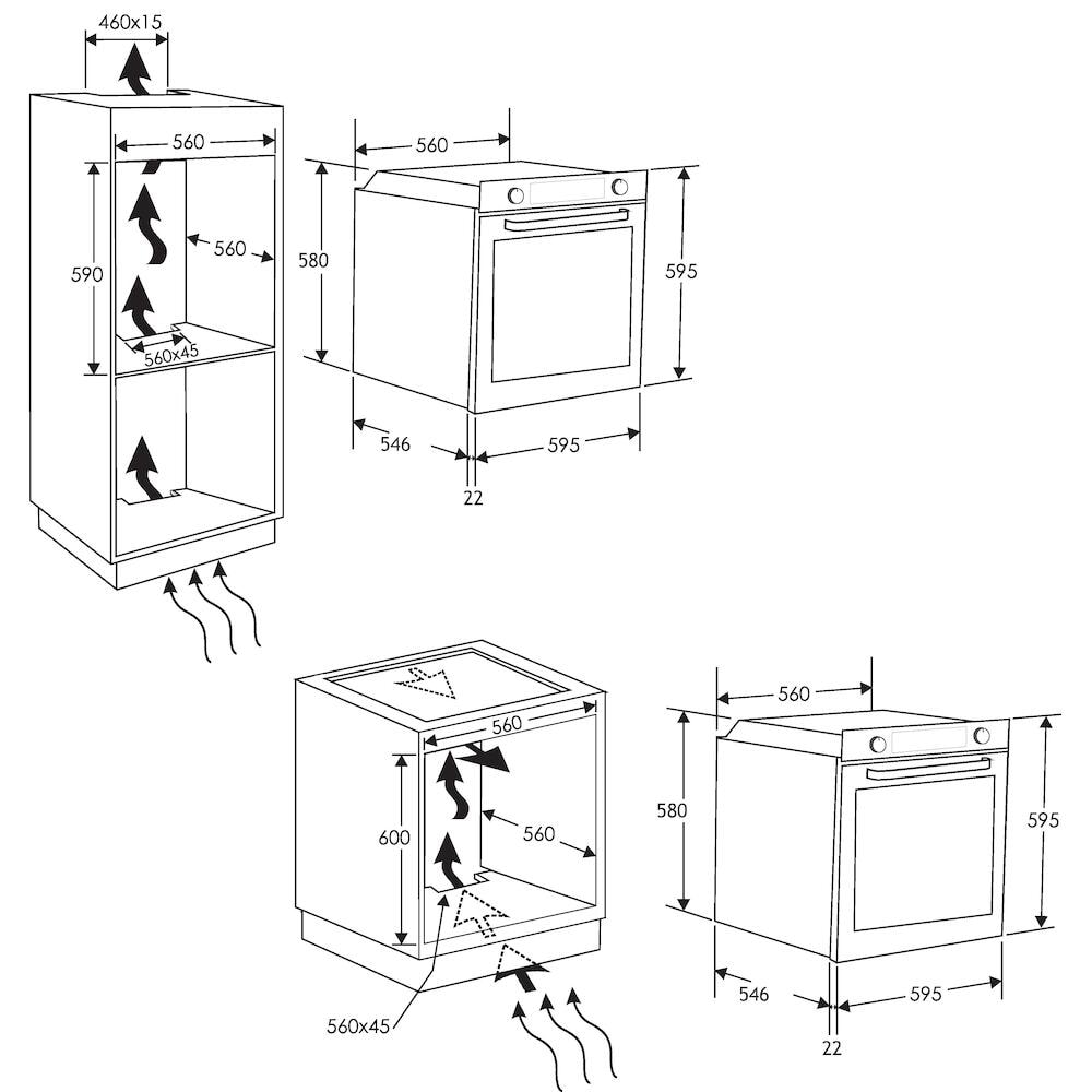 Rosieres Rfn7870in/1g 70 L Acier Inoxydable à Prix