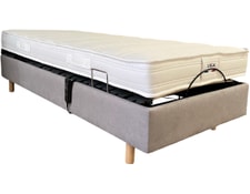Lit double 140x190 cm avec LED, lit 140x190 avec sommier à lattes Lit double 140x190 cm avec LED, lit 140x190 avec sommier à lattes