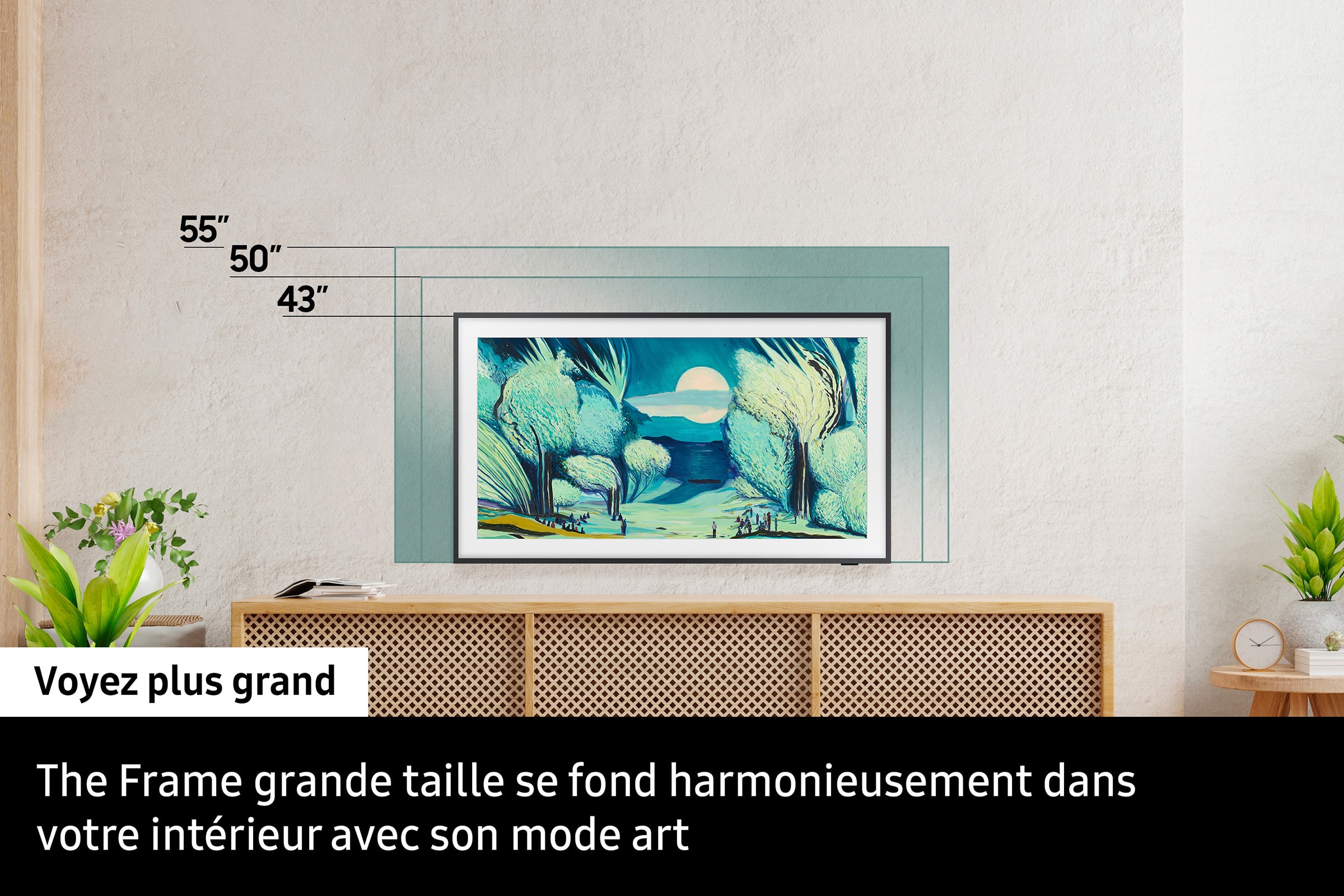 Samsung The Frame 55 Inch 4K Smart QLED TV - 55LS03T (2020) With A Free