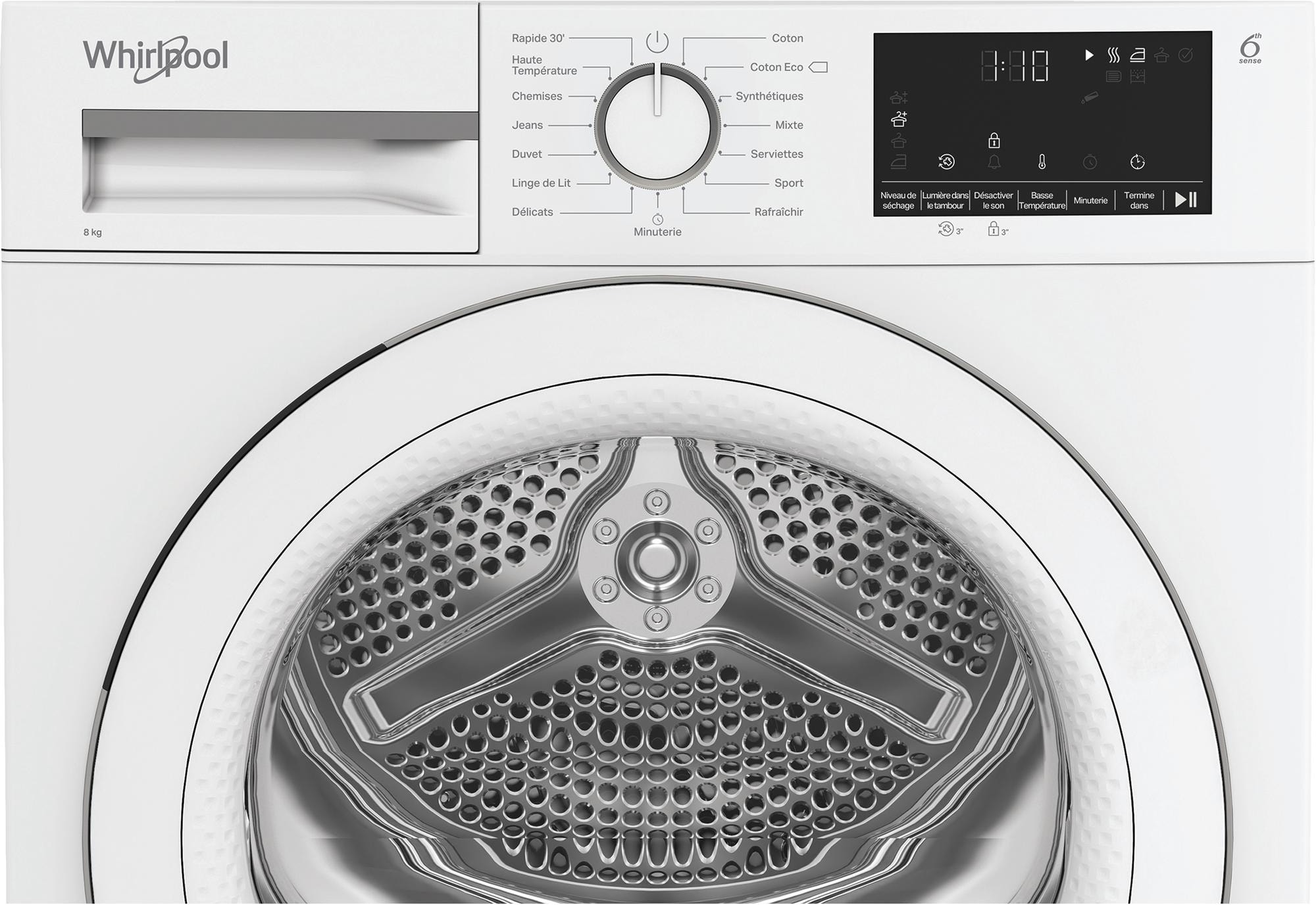 Sèchelinge pompe à chaleur WHIRLPOOL CWSD83MWWSFR Pas Cher — free download