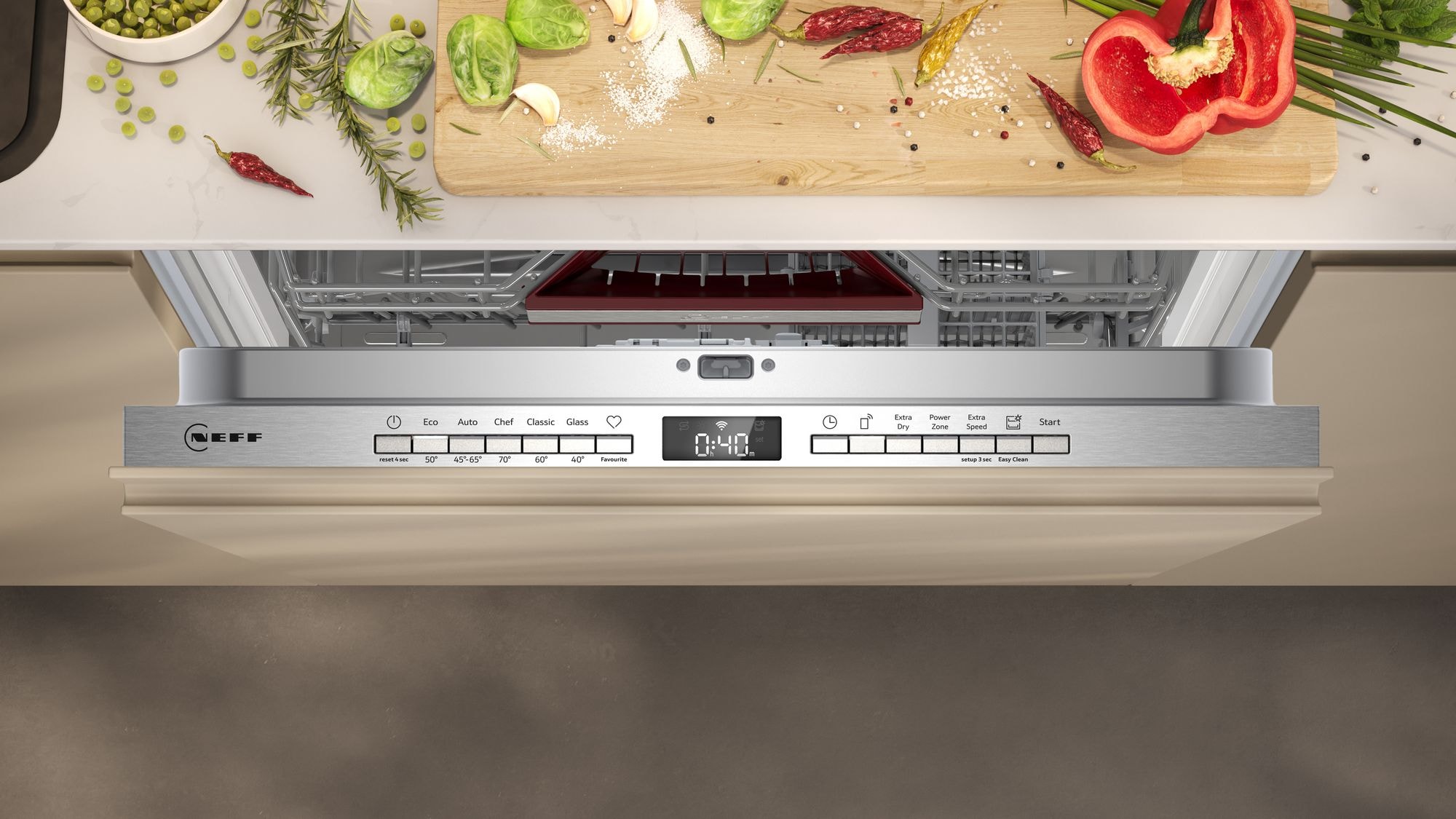 NEFF S175EAX16E, N50, Programme Chef 70°C - Lave vaisselle tout ...