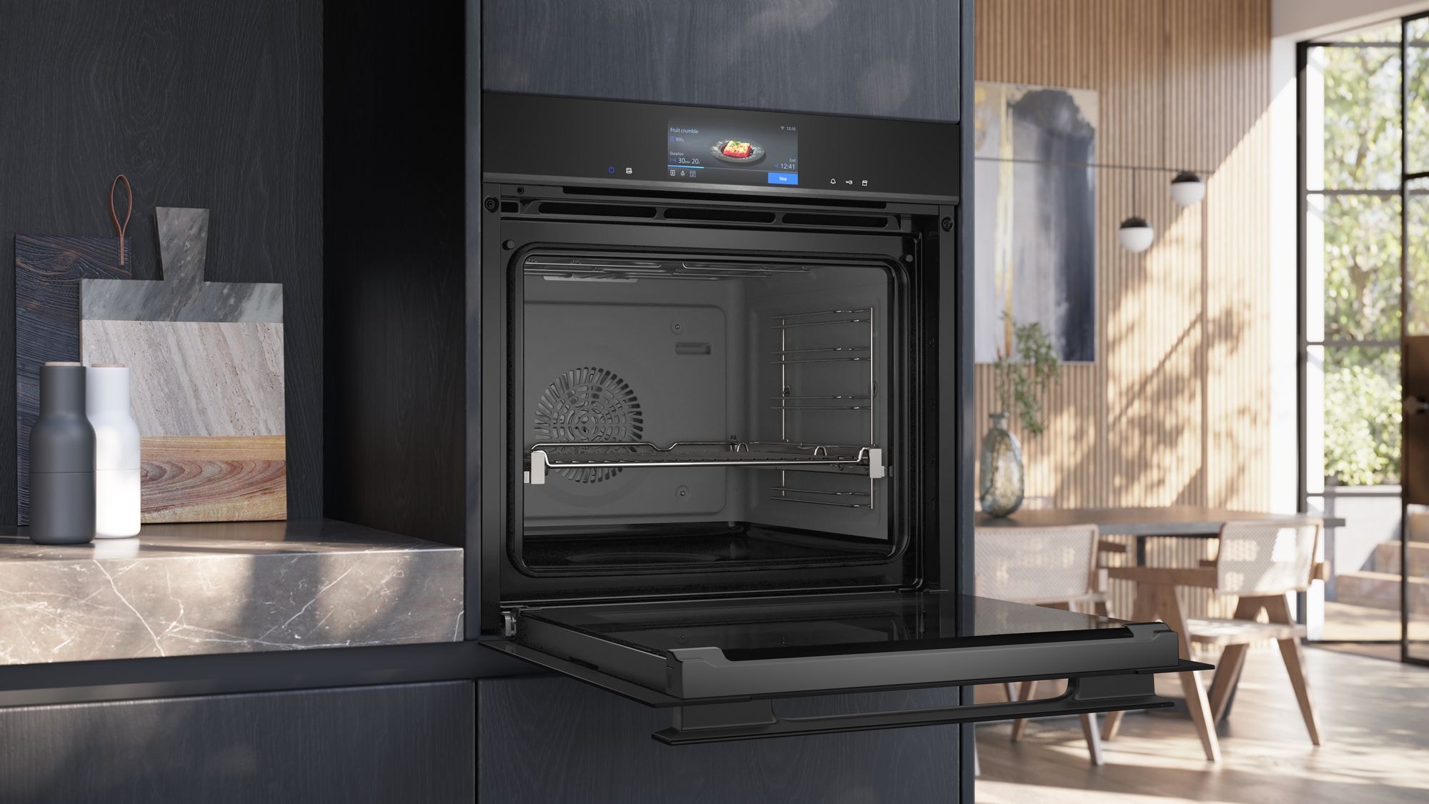 Four encastrable EcoClean SIEMENS HS958KDB1, iQ700, cookControl Pro ...