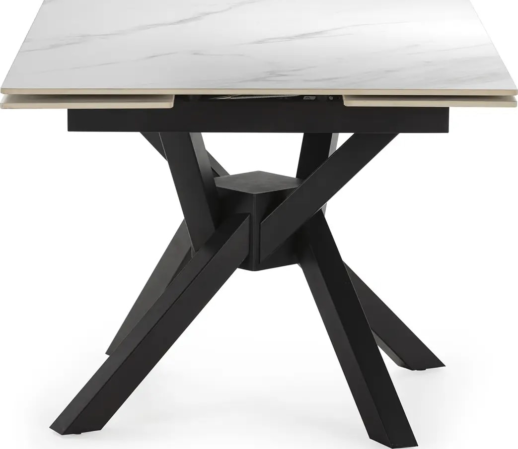 Table CONCEPT1 Arlene 150 x 90/150 x 76 cm blanc Pas Cher - UBALDI.com