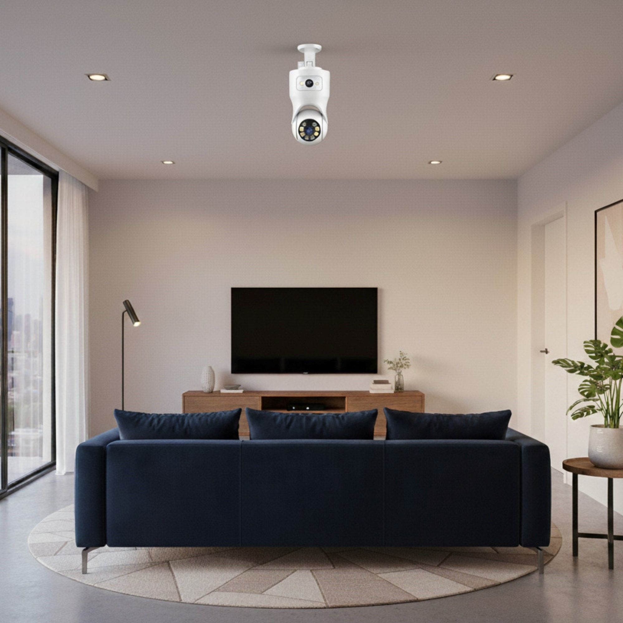 Caméra de surveillance au plafond - ipg-x4-wer JORTAN TECH Pas Cher ...