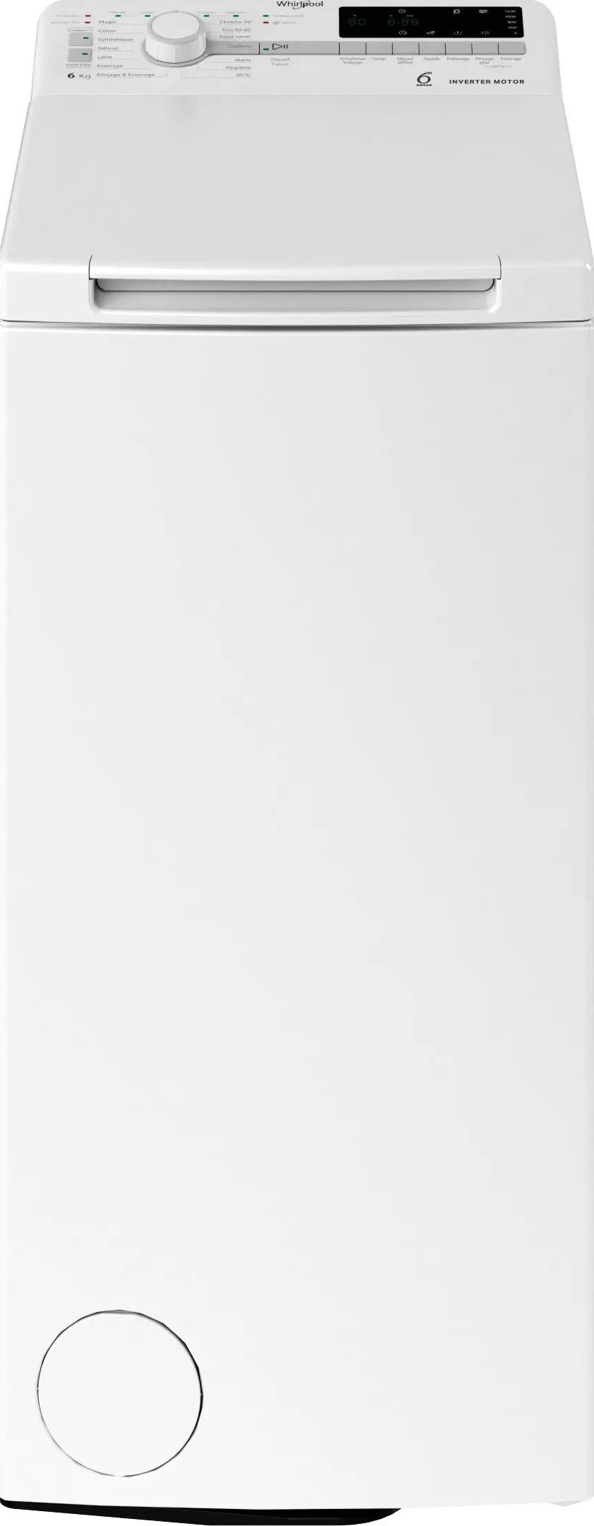 Lave linge Top WHIRLPOOL TDLR6261FR Pas Cher — free download