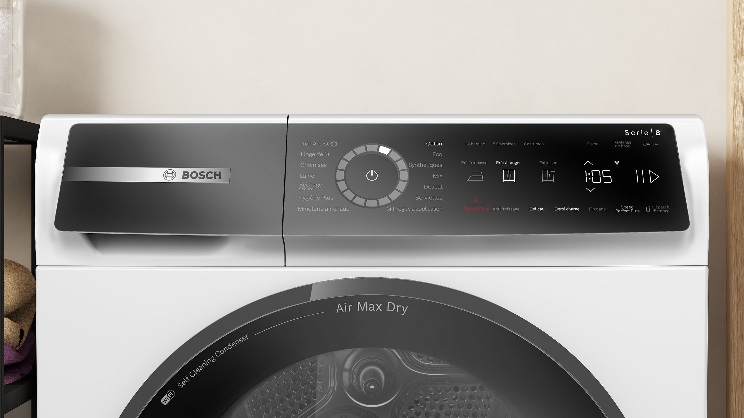 Sèche linge Condensation BOSCH WRB247C0FR, Série 8, Self Cleaning — free download