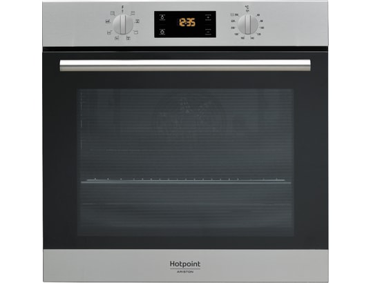 Four Encastrable Hotpoint Pyrolyse FA2540PBLHA - 66L, Chaleur Tournante, Classe A, Porte Froide, Multifonction