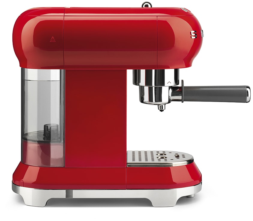 Smeg Espresso Machine (ecf02rdeu) Red à Prix